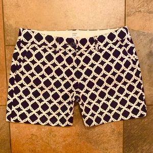 CROWN & IVY Classic PREPPY Trouser SORORITY Shorts 8 BEALLS similar to Lily #ZTA